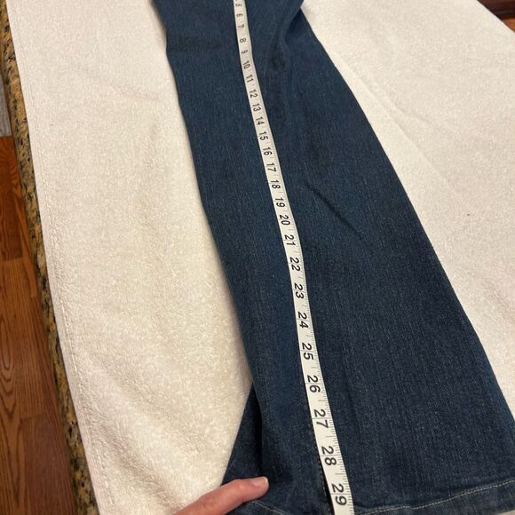 Classic Blue Women's Jeans size 12 elastic waist - Picture 6 of 7